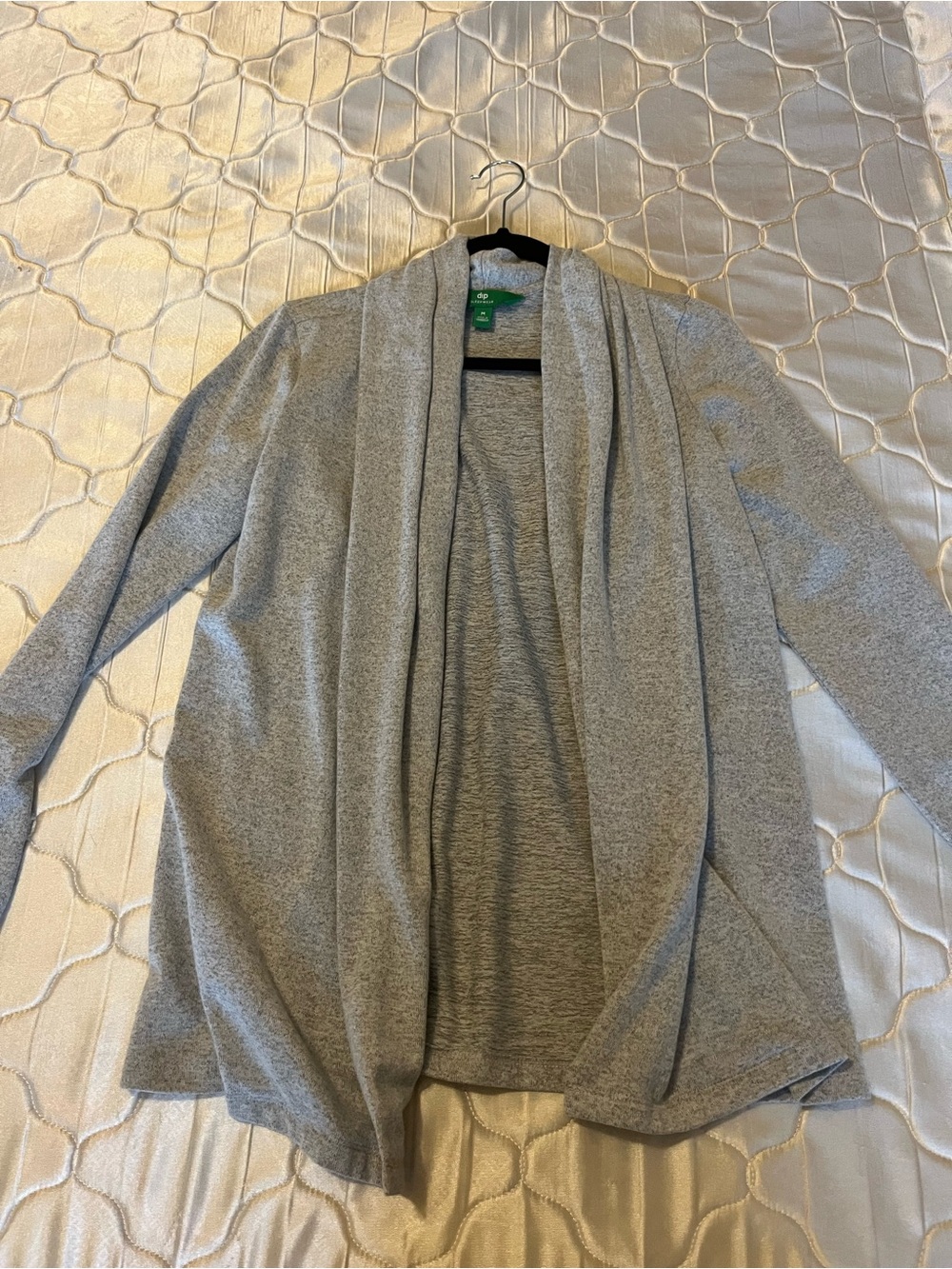 Dip Sleepwear Gray Open Front Cardigan Size M